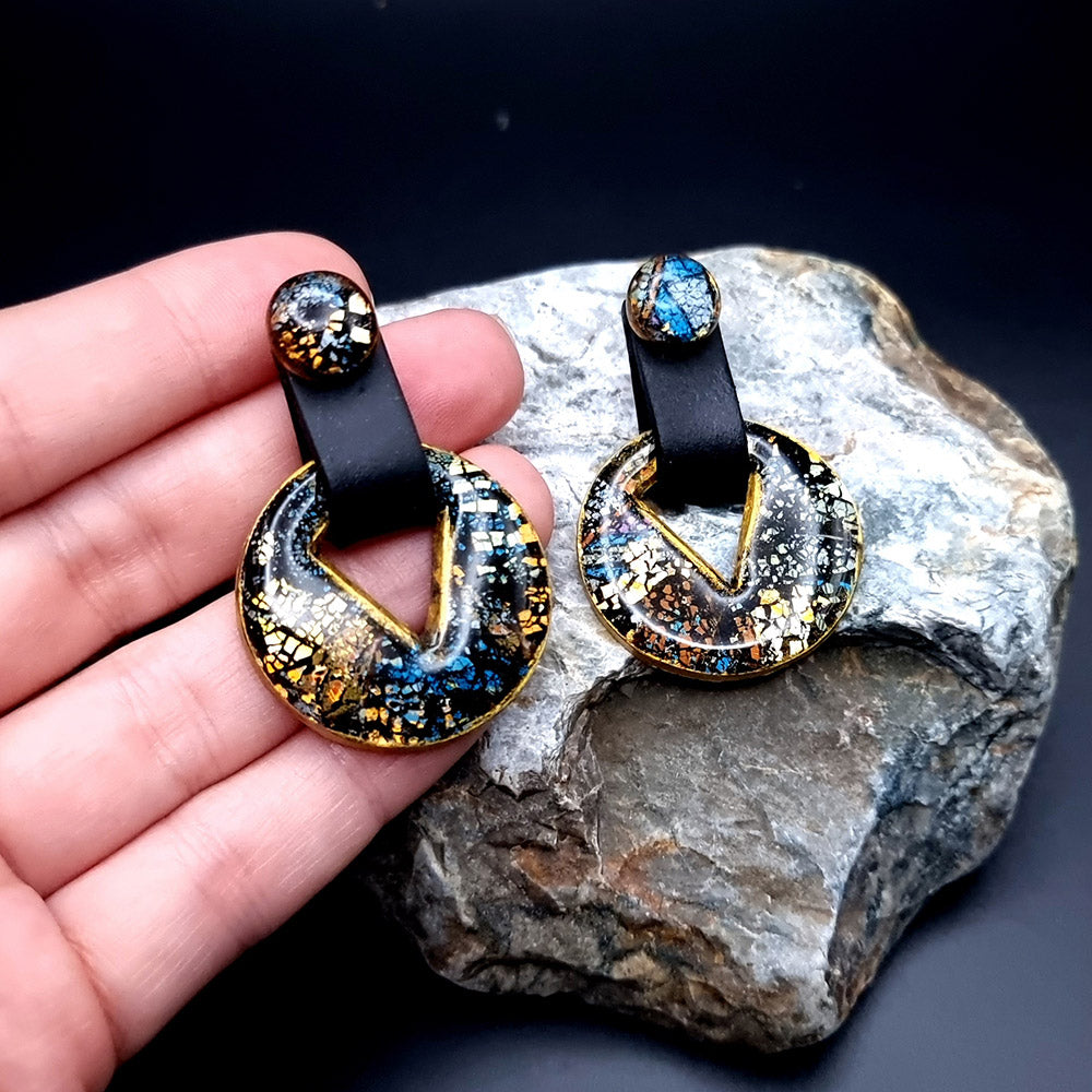 Golden Style Earrings