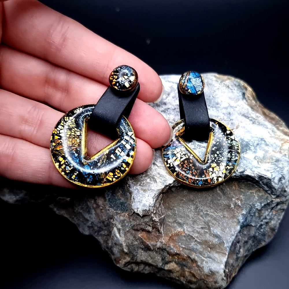 Golden Style Earrings