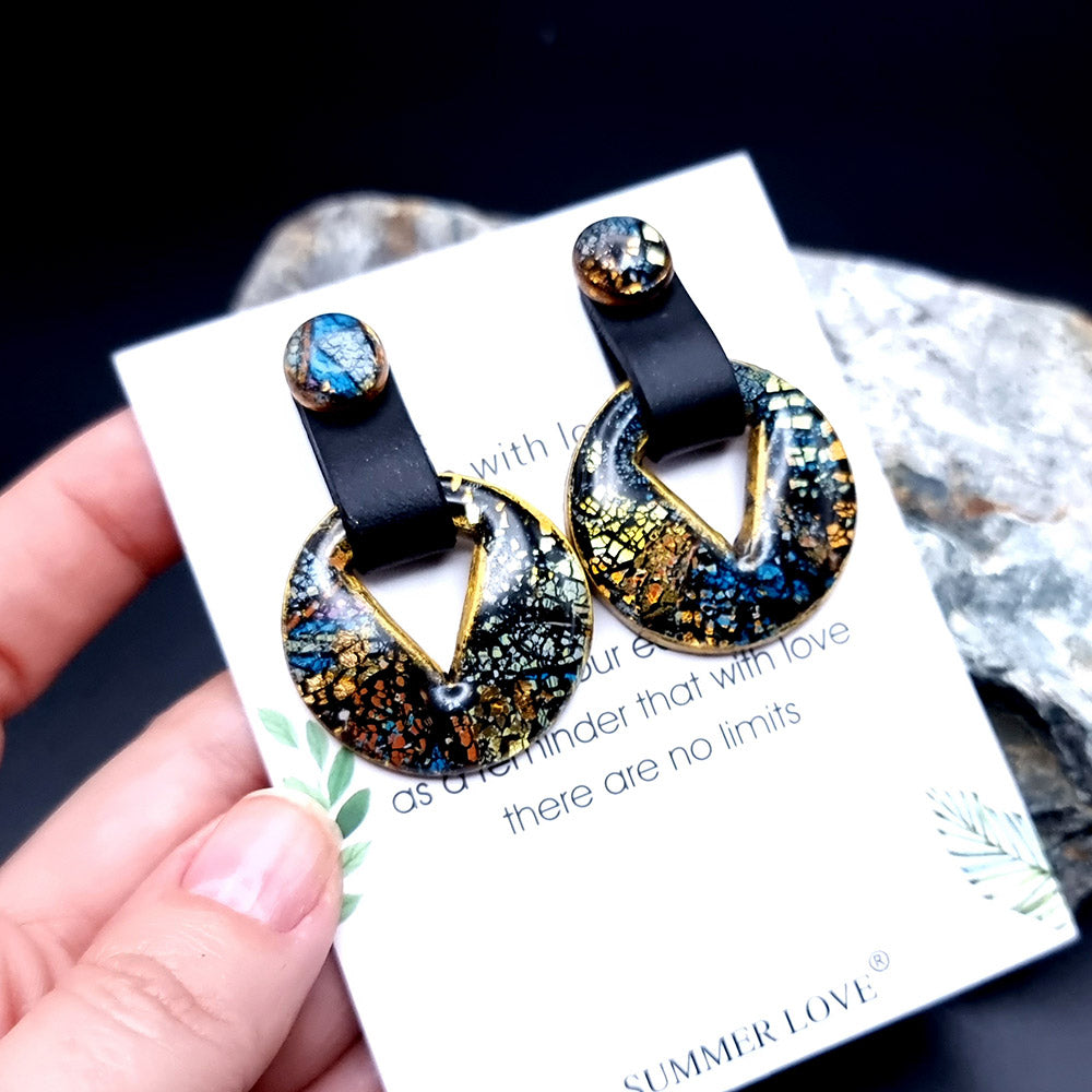 Golden Style Earrings