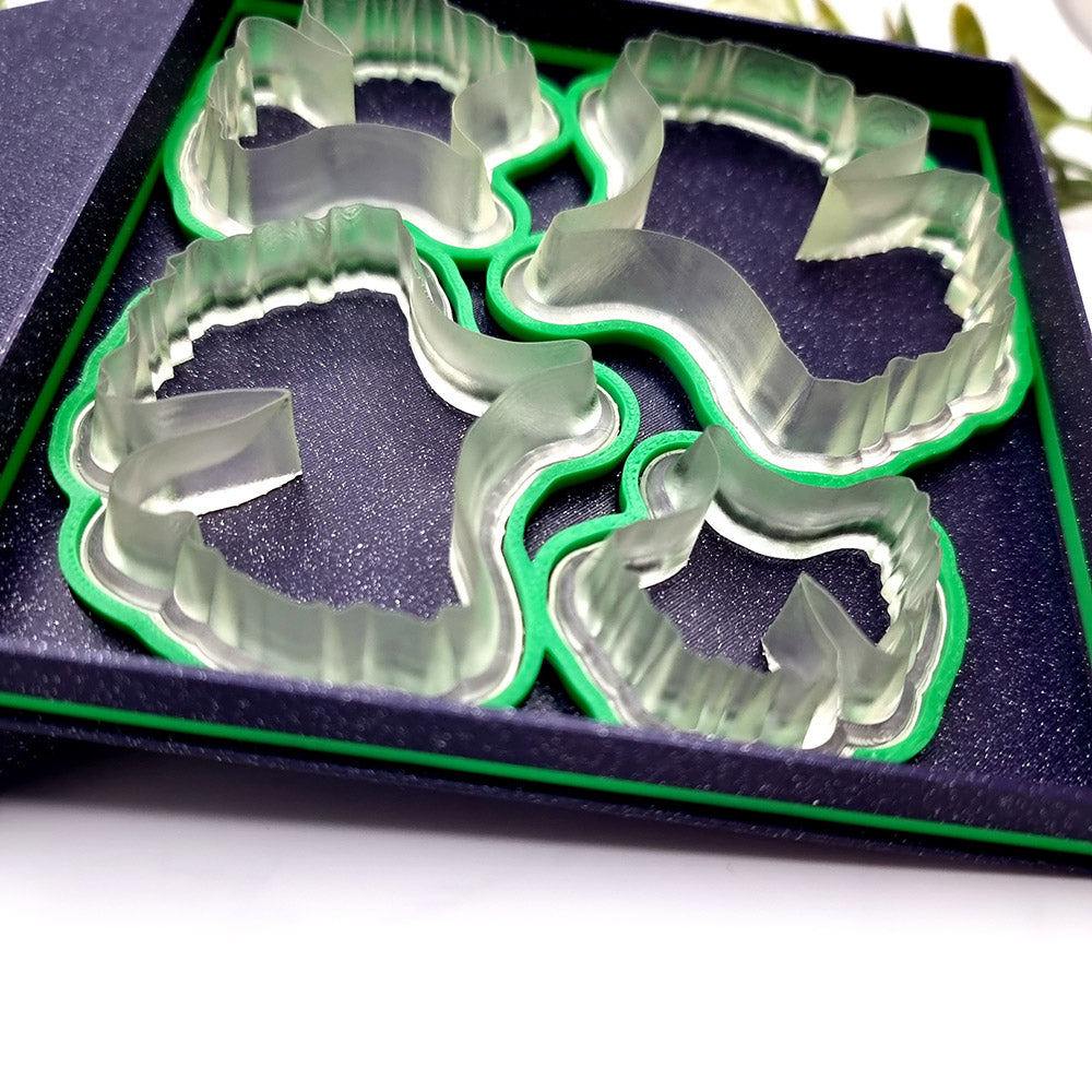 Magic Forest woodland shape polymer clay cutter
