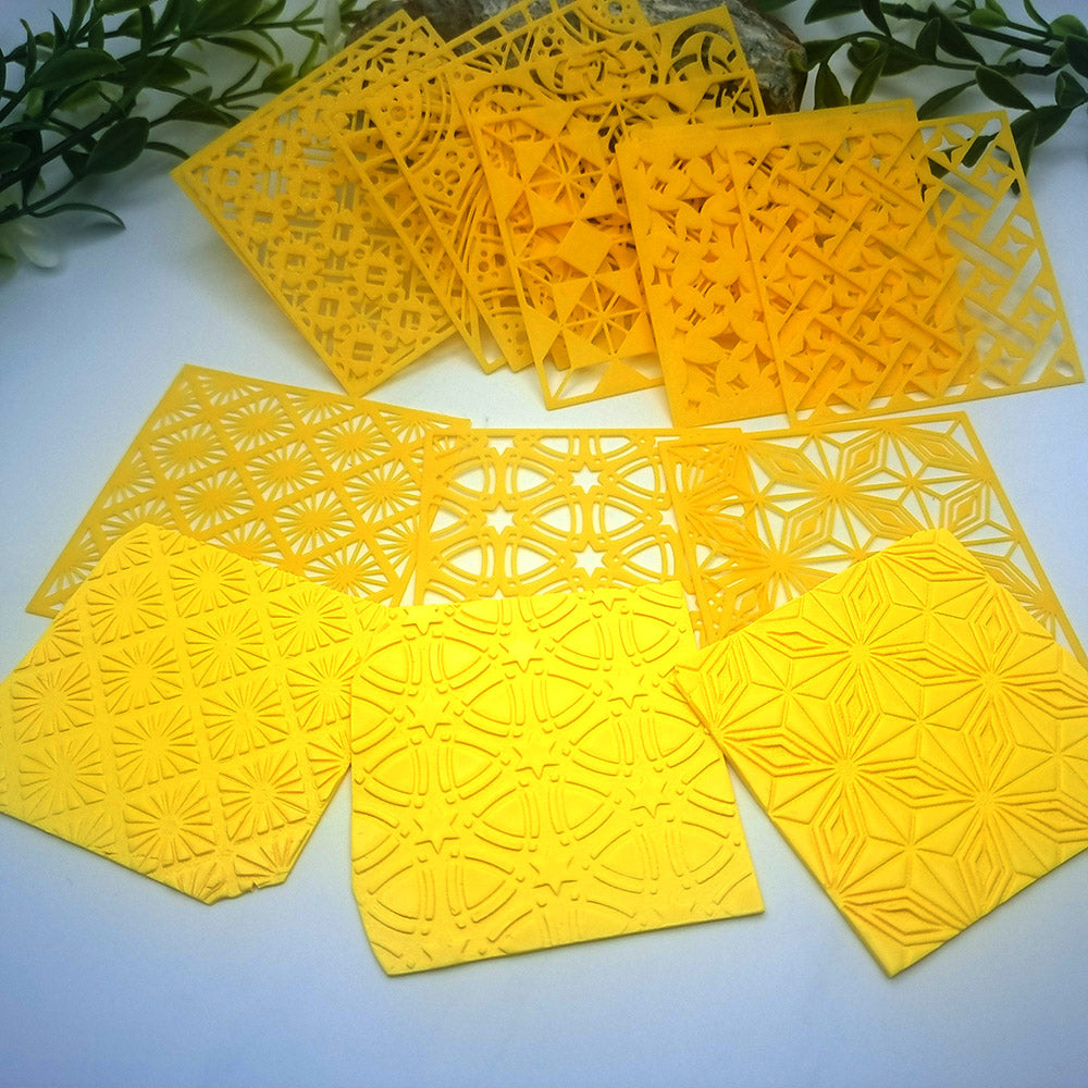 Set of 12 Stencils - Stars Collection