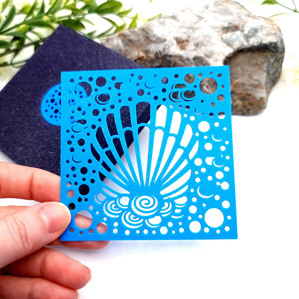 Set of 12 Stencils - Mystic Island Collection