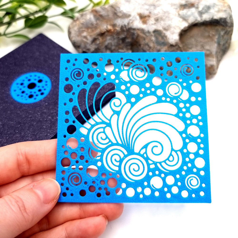 Set of 12 Stencils - Mystic Island Collection