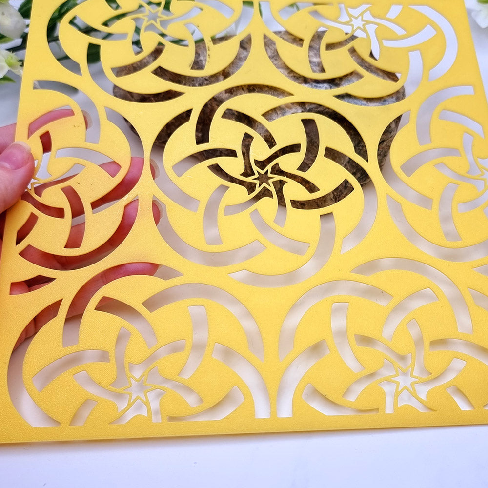 Star Stencil #8 - Huge size 8x8 inches