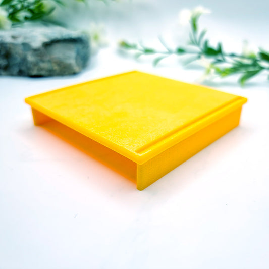 Stackable Flat Textured Baking Base - Squared (1pcs)