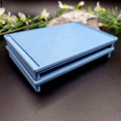 Stackable Flat Textured Baking Base - Long (1pcs) for white clay