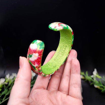 Strawberry Summer Time Polymer Clay Bracelet