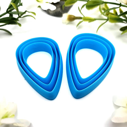 Cabochons Earrings Cutters #8 - Set of 6 cutters