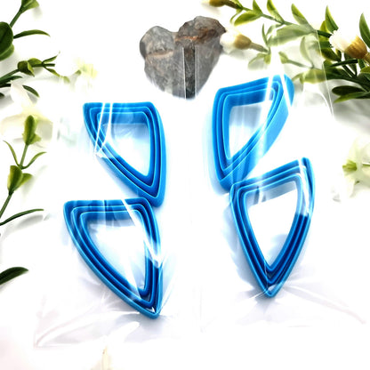 Cabochons Earrings Cutters #3 - Set of 12 cutters - 6 Left & 6 Right