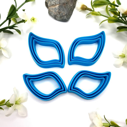 Cabochons Earrings Cutters #7 - Set of 12 cutters - 6 Left & 6 Right