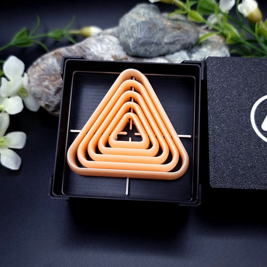 5 Triangle Cutters in Set - Perfectly Aligned Cutters #23