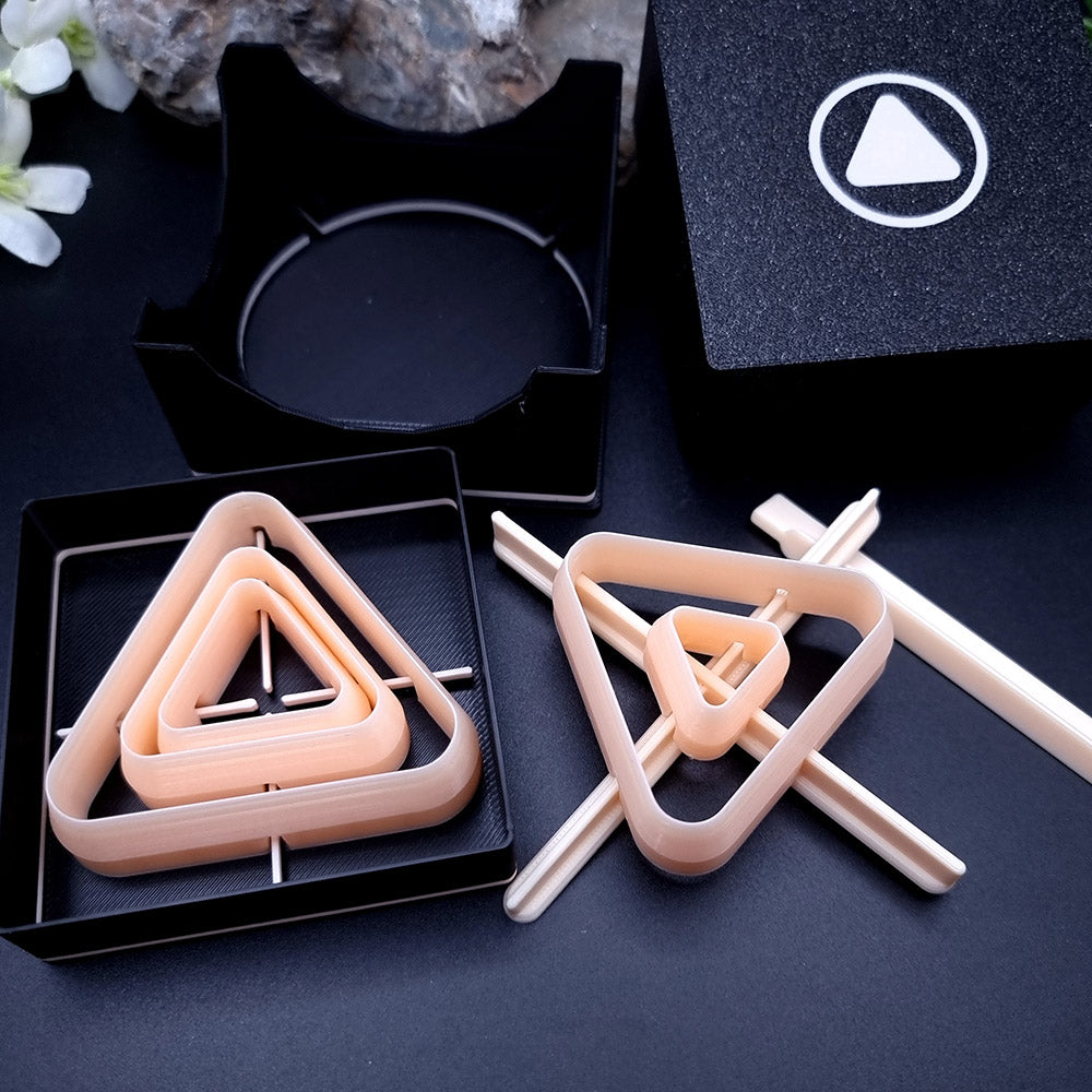 5 Triangle Cutters in Set - Perfectly Aligned Cutters #23