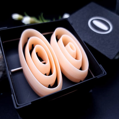 6 Long Oval Cutters in Set - Perfectly Aligned Cutters #25