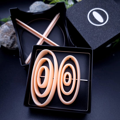 6 Long Oval Cutters in Set - Perfectly Aligned Cutters #25