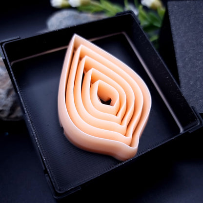 5 Leaf Cutters in Set - Perfectly Aligned Cutters #24