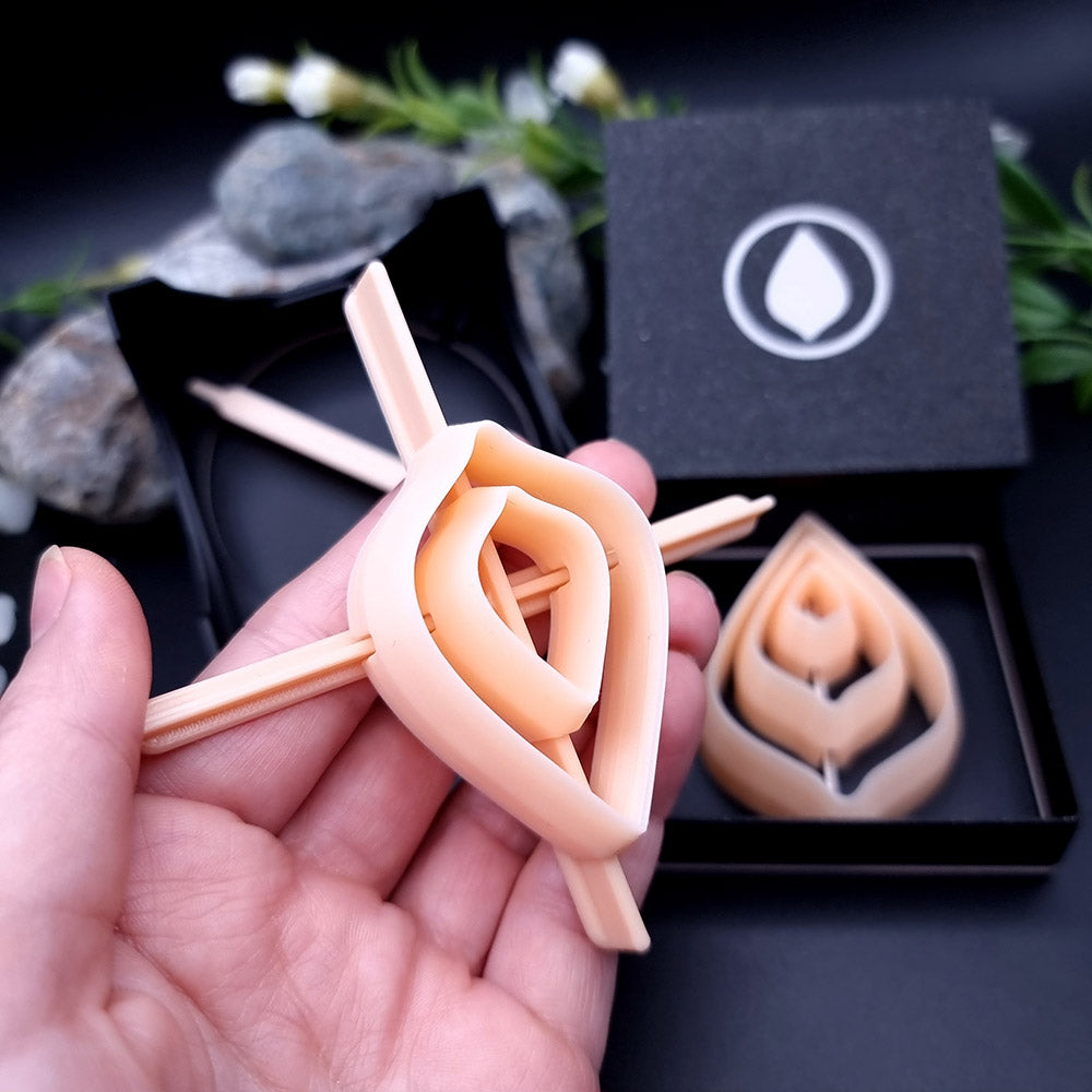 5 Leaf Cutters in Set - Perfectly Aligned Cutters #24