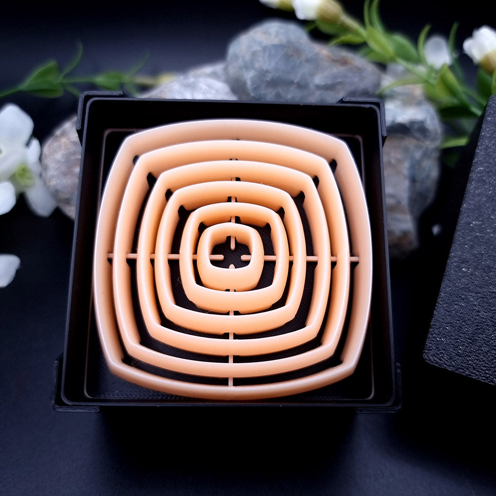 6 Smooth Square Cutters in Set - Perfectly Aligned Cutters #21