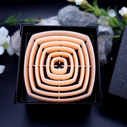 6 Smooth Square Cutters in Set - Perfectly Aligned Cutters #21