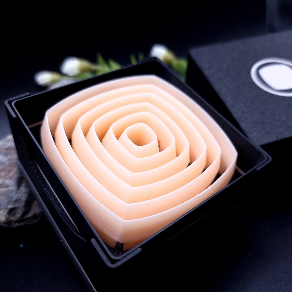 6 Smooth Square Cutters in Set - Perfectly Aligned Cutters #21