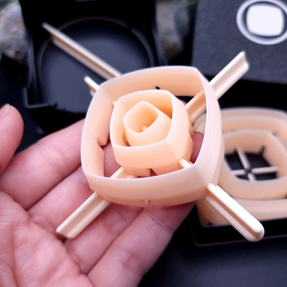 6 Smooth Square Cutters in Set - Perfectly Aligned Cutters #21