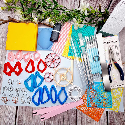 55pcs Earrings Creator Beginner Toolkit EXTRA