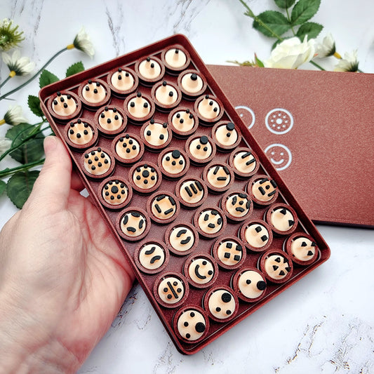 Button Hole Puncher Toolkit - 40 Pins for Endless Button Designs