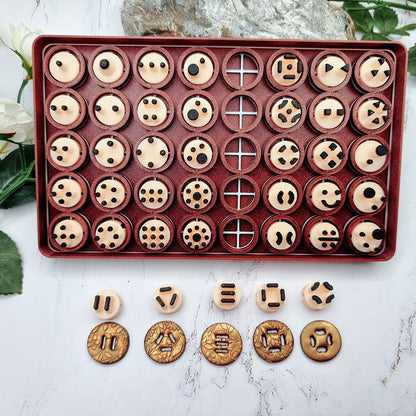 Button Hole Puncher Toolkit - 40 Pins for Endless Button Designs