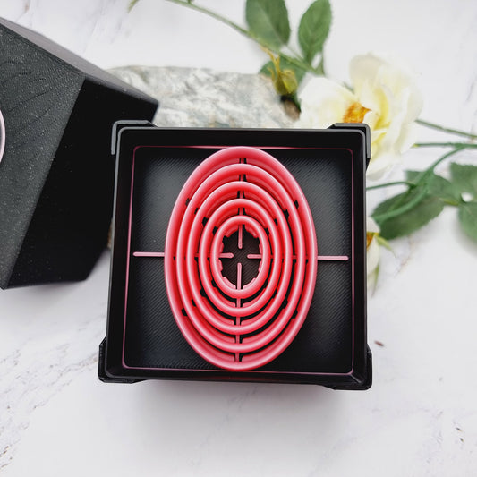 5 Oval Cutters in Set - Perfectly Aligned Imprint Cutters #13