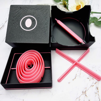 5 Oval Cutters in Set - Perfectly Aligned Imprint Cutters #13