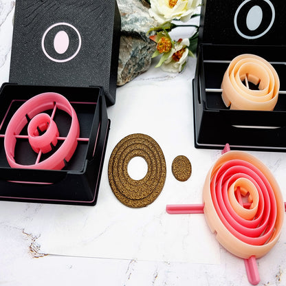 5 Oval Cutters in Set - Perfectly Aligned Imprint Cutters #13