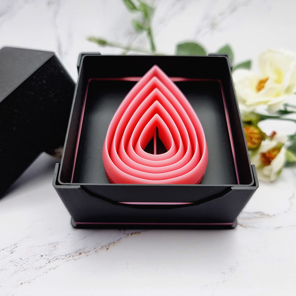 5 Drop Cutters in Set - Perfectly Aligned Imprint Cutters #17