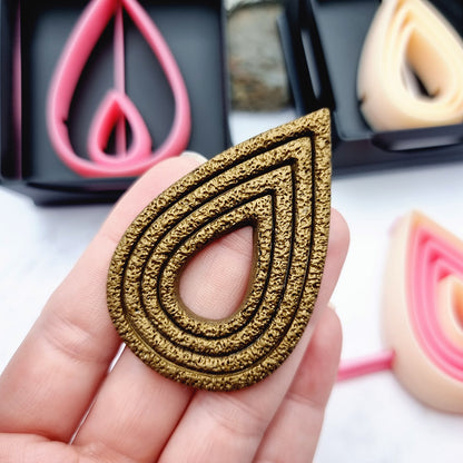 5 Drop Cutters in Set - Perfectly Aligned Imprint Cutters #17