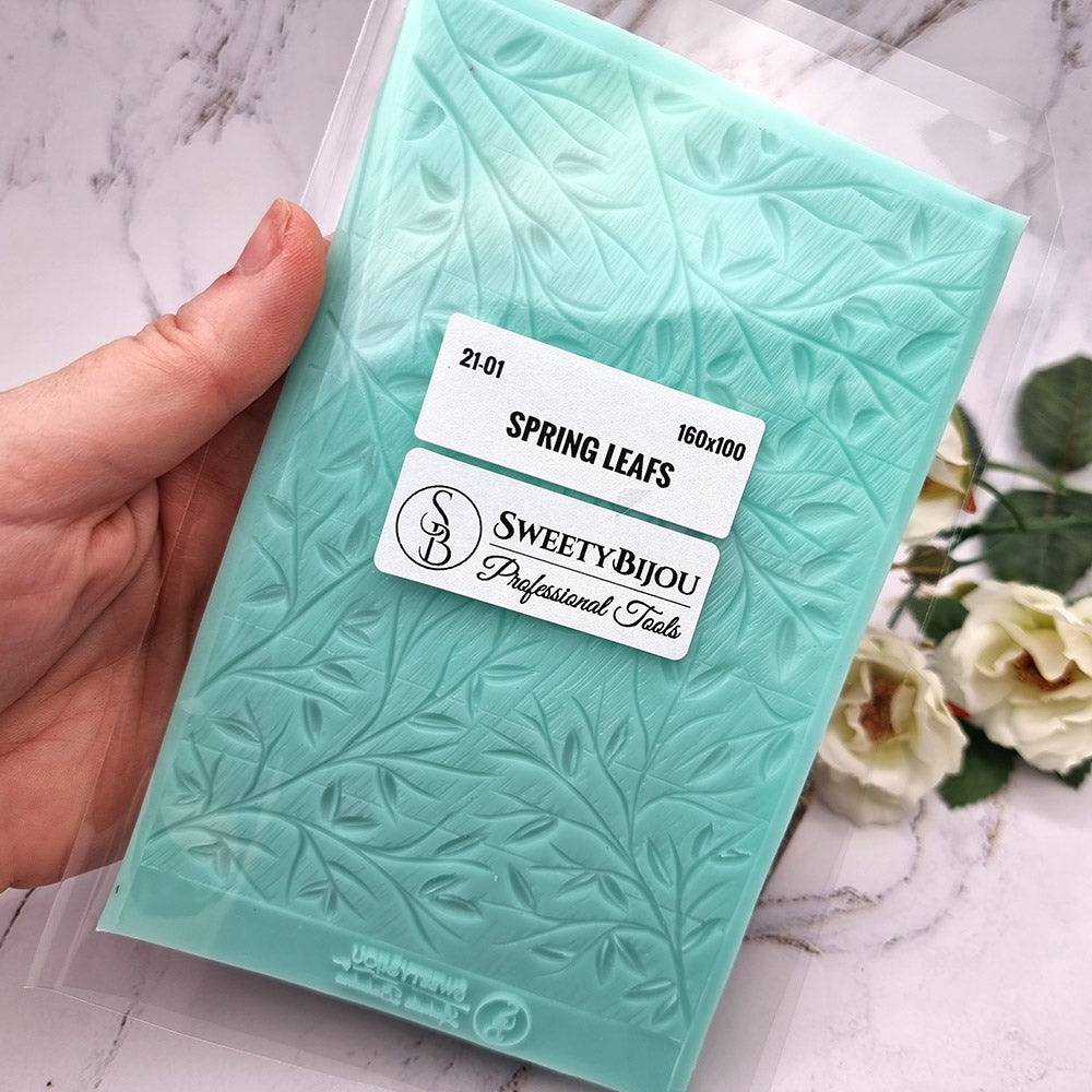 Silicone Texture - Spring Leafs