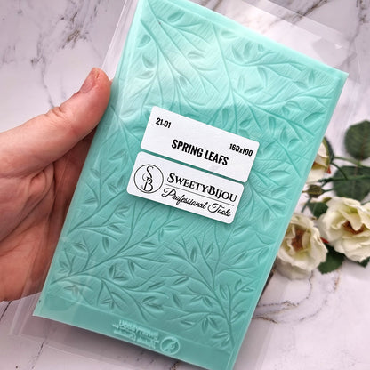 Silicone Texture - Spring Leafs