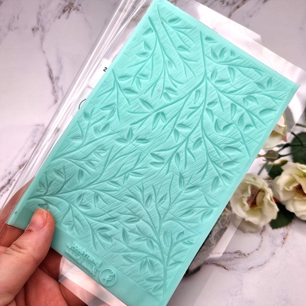 Silicone Texture - Spring Leafs
