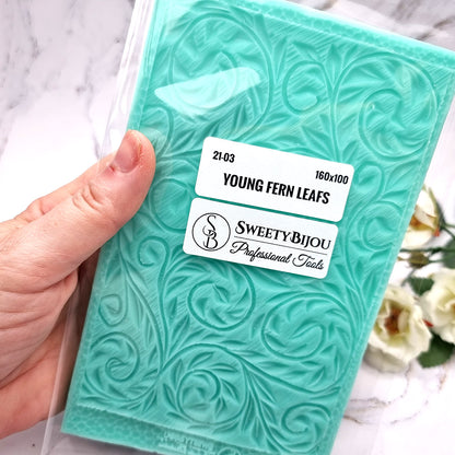 Silicone Texture - Young Fern Leafs