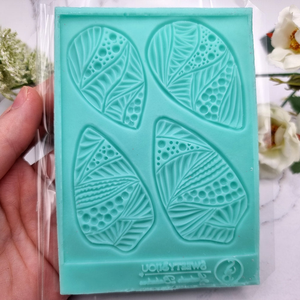 Silicone Texture - Pendants and Earrings #1