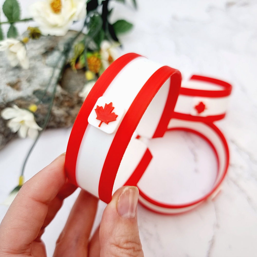 Canada 🇨🇦 Bracelet - 3D Printed High Quality National Pride Series