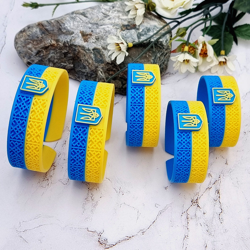 Ukraine 🇺🇦 Bracelet - 3D Printed High Quality National Pride Series