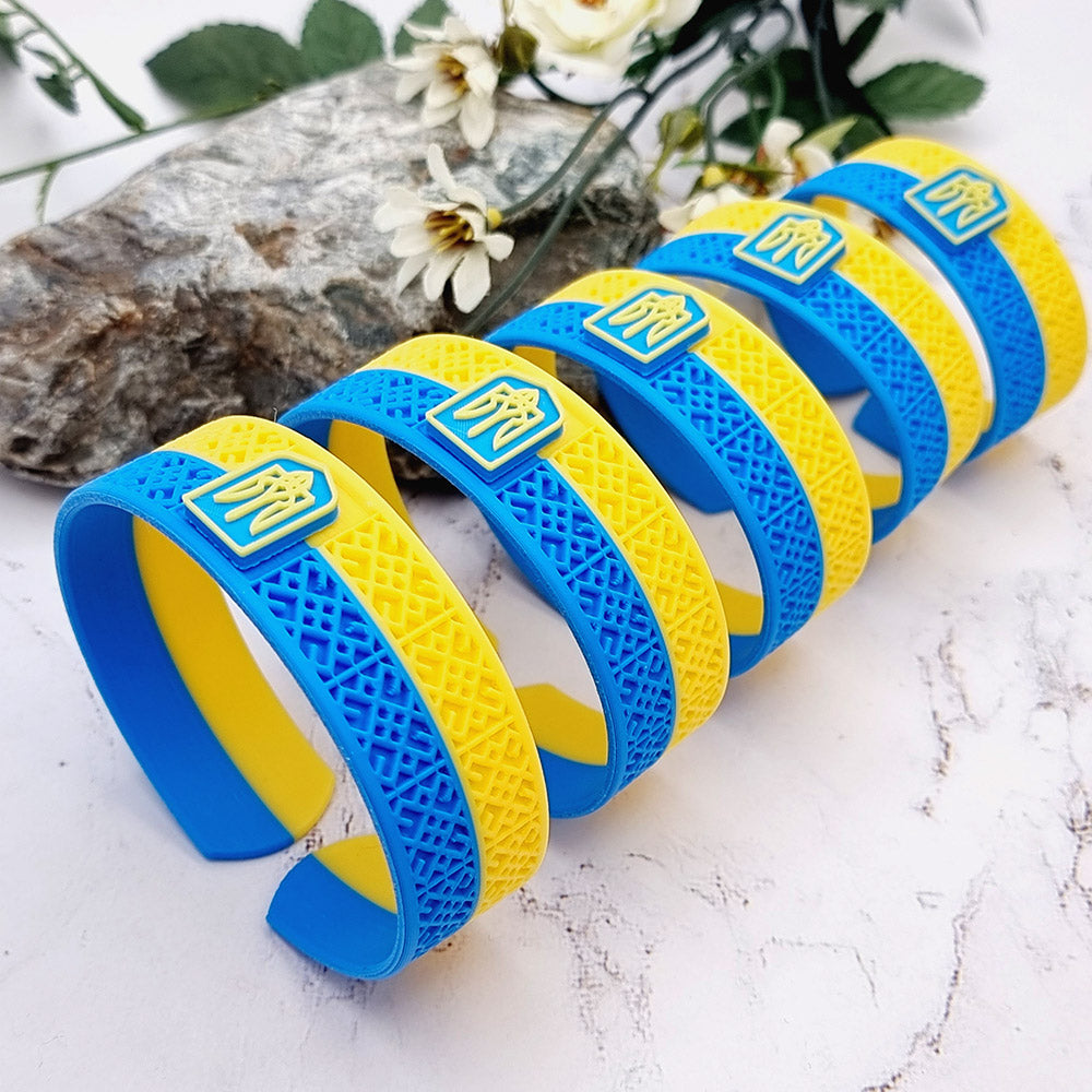 Ukraine 🇺🇦 Bracelet - 3D Printed High Quality National Pride Series