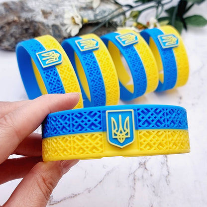 Ukraine 🇺🇦 Bracelet - 3D Printed High Quality National Pride Series