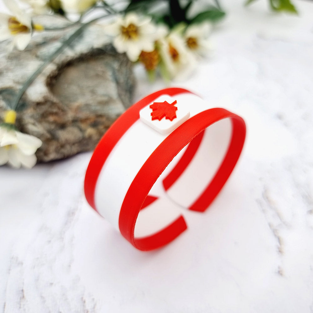 Canada 🇨🇦 Bracelet - 3D Printed High Quality National Pride Series
