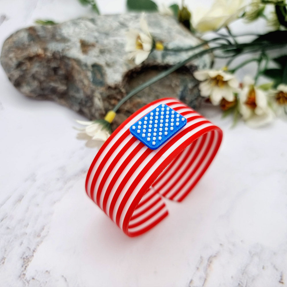 United States 🇺🇸 Bracelet - 3D Printed High Quality National Pride Series