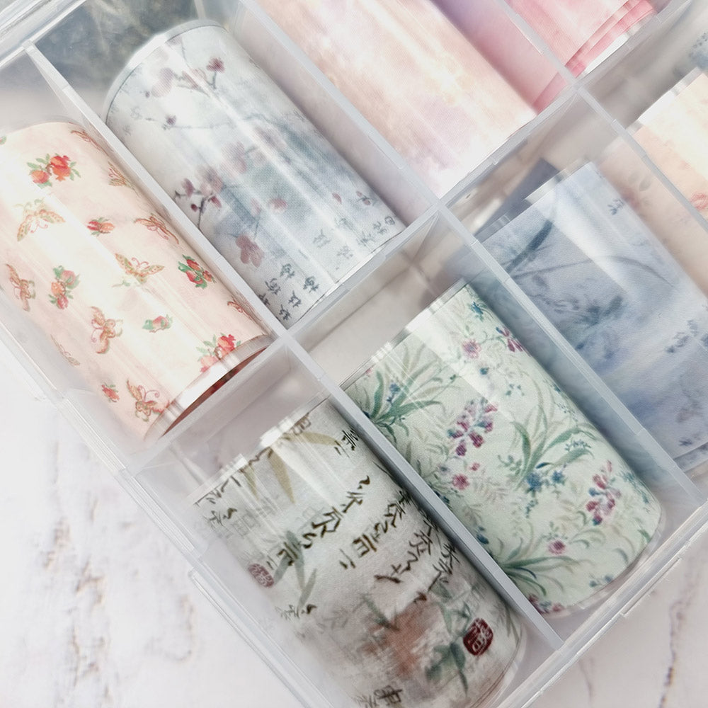 Japanese Style 1 - Set of Colorful Transfer Foils