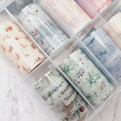 Japanese Style 1 - Set of Colorful Transfer Foils