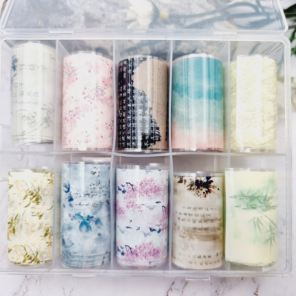 Japanese Style 2 - Set of Colorful Transfer Foils