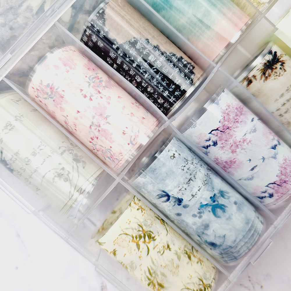 Japanese Style 2 - Set of Colorful Transfer Foils