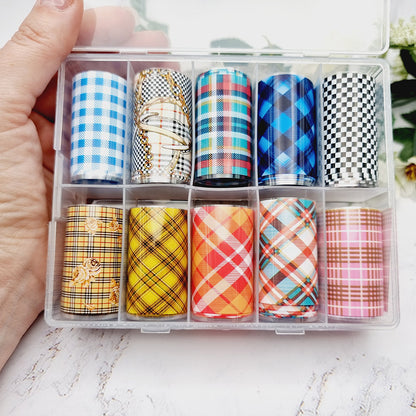 Wool Cloth Colorfull - Set of Colorful Transfer Foils