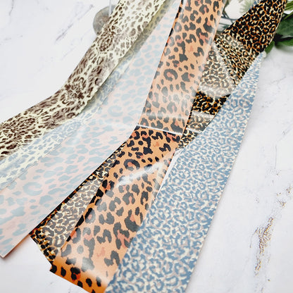 Big Cats Patterns - Set of Colorful Transfer Foils