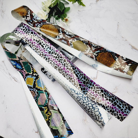 Metallic Reptiles - Set of Colorful Transfer Foils